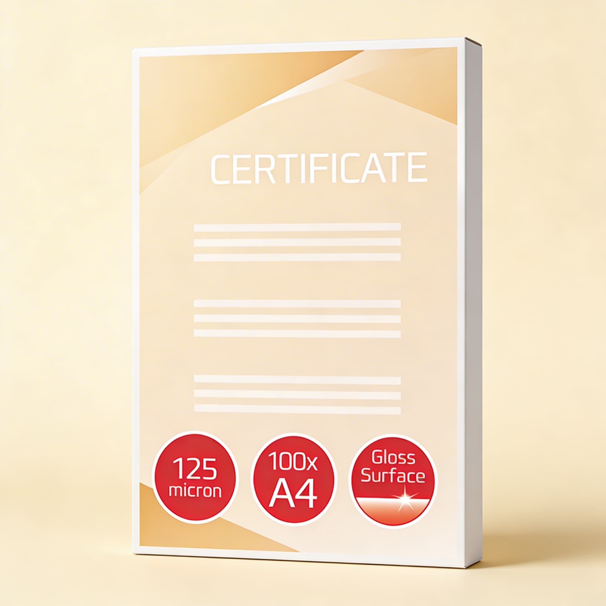 Laminating Sheets A4 — 125 Micron Classroom Protection Pack